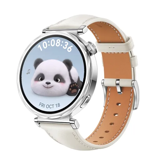 LEATHER Kožený remienok pre Huawei Watch GT 5 41mm / GT 6 41mm CREAMY WHITE