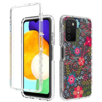 DUAL ART Odolný kryt Samsung Galaxy A03s FLOWERS