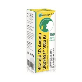 Vitamín D3 Axonia OROFAST 1000 IU