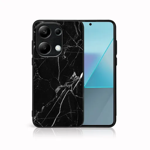 MY ART Ochranný kryt pre Xiaomi Redmi Note 13 Pro BLACK MARBLE (142)
