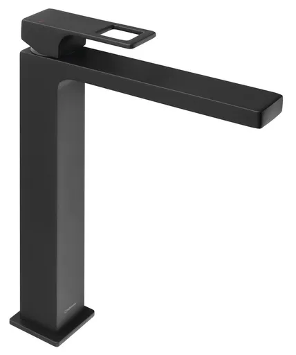 SAPHO - FORATA stojanková umývadlová batéria vysoká, predĺžená hubica, čierna m FT007/15