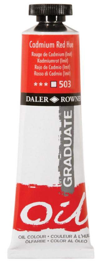 D&R GRADUATE - Olejové farby pre študentov alebo začínajúcich maliarov 409 - permanent magenta, 38 ml