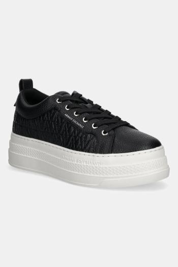 Tenisky Armani Exchange čierna farba, XW001630 AF17351 UC001