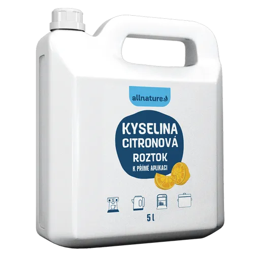 ALLNATURE Kyselina citrónová roztok 5000 ml