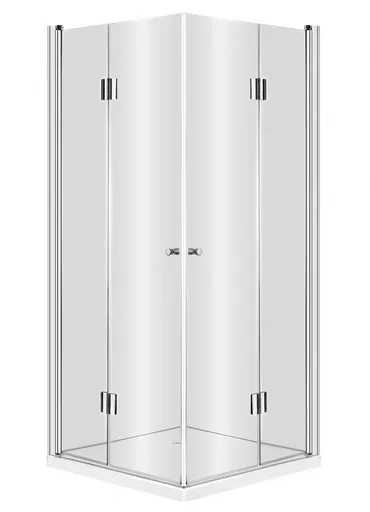 DEANTE - Kerria chróm - Sprchovací kút, štvorcový, 80 cm KTK_042P