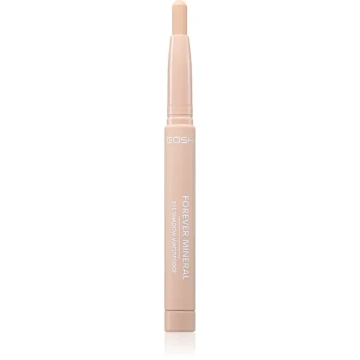 Gosh Forever Mineral Matte dlhotrvajúce očné tiene v ceruzke odtieň 011 Matt White 1.4 g