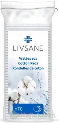Livsane kozmetické vatové tampóny 70 ks