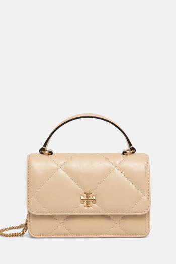 Kabelka Tory Burch Kira Diamond Quilt Mini béžová farba, 158326-700