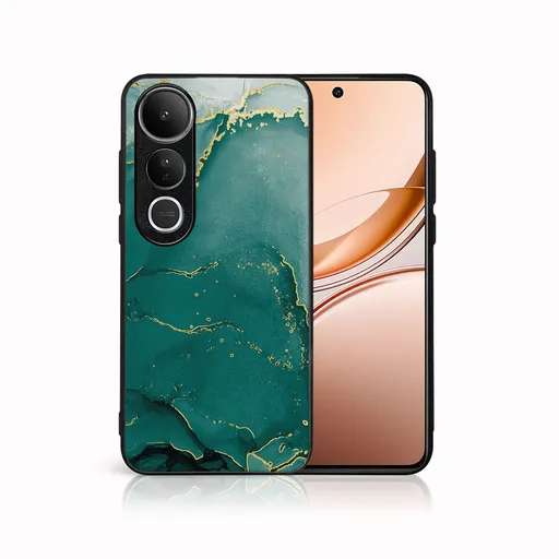 MY ART Ochranný kryt pre Vivo V50 Lite GREEN MARBLE (145)