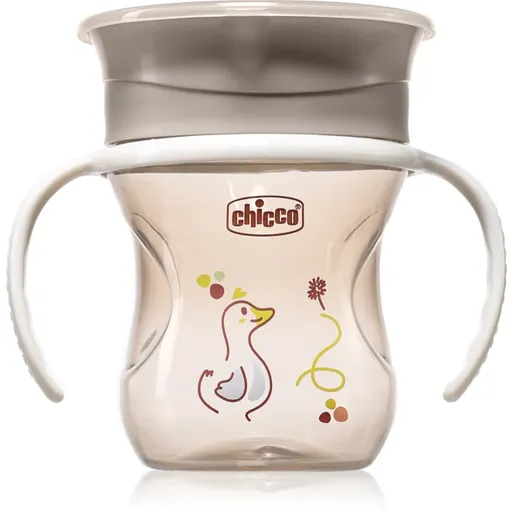 Chicco 360 Perfect X 12m+ tréningový hrnček s držadlami Grey 200 ml