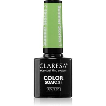 Claresa SoakOff UV/LED Color Summer Stories gélový lak na nechty odtieň 3 5 g