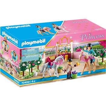 Playmobil 70450 Výučba jazdy na koni v stajni (4008789704504)