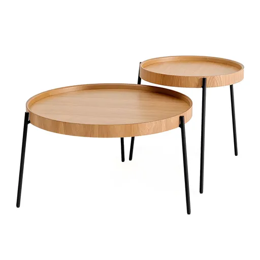 Odkladací stolík Ronda Natural, 2 ks