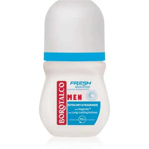 Borotalco Non-Stop Fresh MEN dezodorant roll-on pre mužov vône Oceanic Wood 50 ml