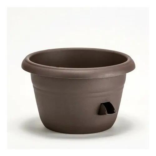 Samozavlažovacia žardina Siesta, hnedá, Plastia, pr. 35 cm