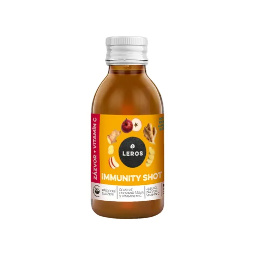 LEROS Immunity shot zázvor + vitamín C 150 ml