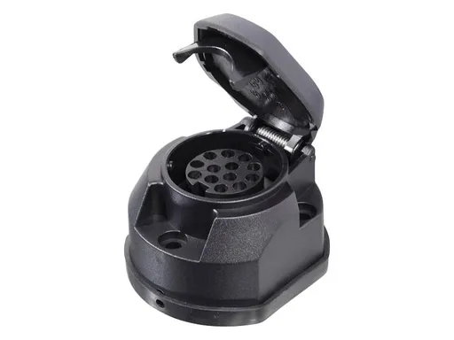 Zásuvka ťažného zariadenia 13 pólov s tesnením COMPASS 07445