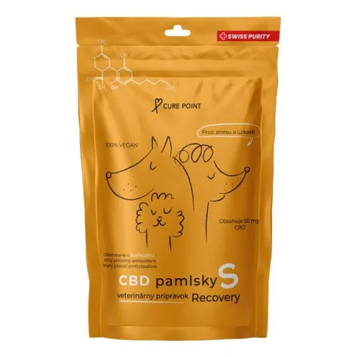 CURE POINT CBD Recovery S Maškrty pre psov 100 g