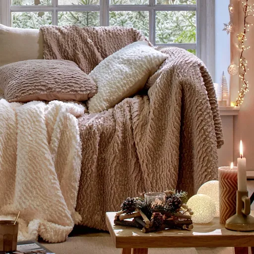 Hebký pléd s kožušinovým vzhľadom