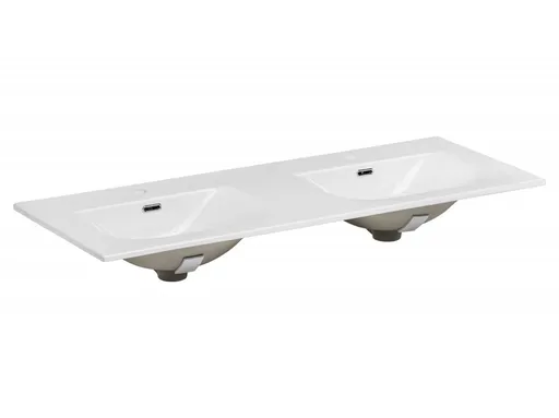 ArtCom Keramické umývadlo SKY 120D-8099 | biely lesk 120 cm