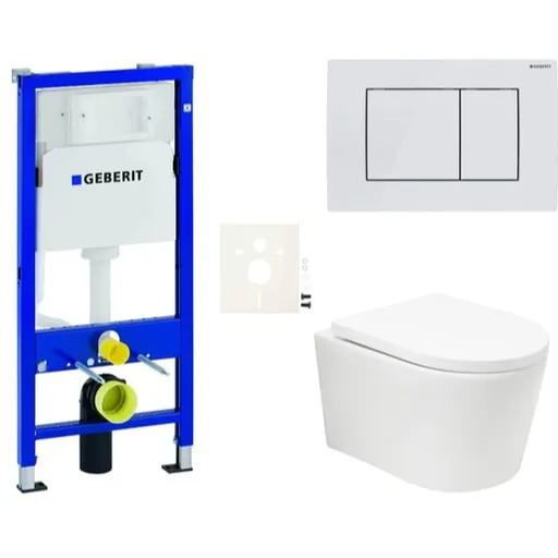 Závesný wc set SAT BREVIS do ľahkých stien / predstenová vírové splachování SIKOGESBRTORD30