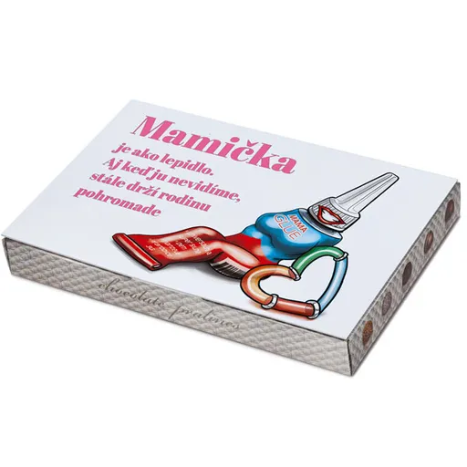 Bonboniéra Mamička jako lepidlo