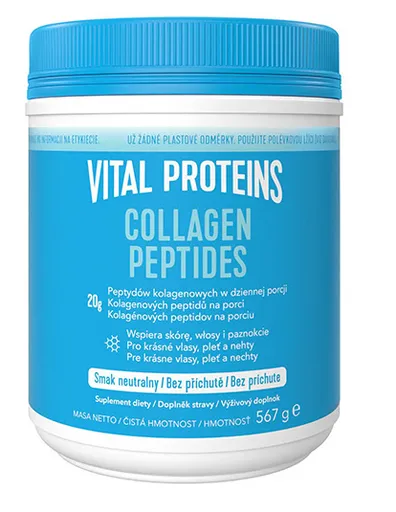 VITAL PROTEINS COLLAGEN PEPTIDES prášok na prípravu nápoja, bez príchute 567 g