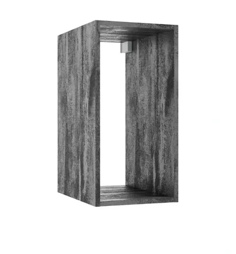 ArtDef Regál do kúpeľne FERATA A30/44 | čierny betón