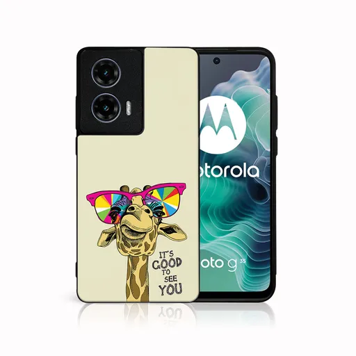 MY ART Ochranný kryt pre Motorola Moto G35 5G GIRAFFE (180)