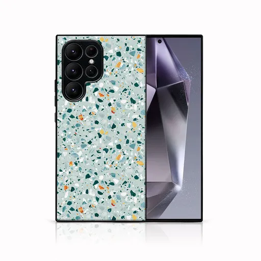 MY ART Ochranný kryt pre Samsung Galaxy S24 Ultra 5G BLUE TERRAZZO (164)