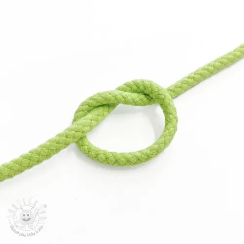 Bavlnená šnúra 5 mm light lime
