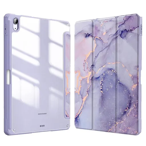 ART MARBLE FOLIO Puzdro pre Samsung Galaxy Tab S6 Lite 2024 / S6 Lite 2022 / S6 Lite PURPLE
