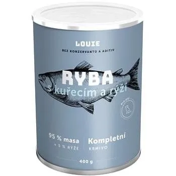 Louie Dog ryba s ryžou 400 g