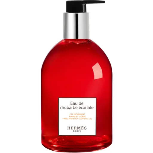 HERMÈS Le Bain Eau de rhubarbe écarlate penivý gél na ruky a telo unisex 300 ml