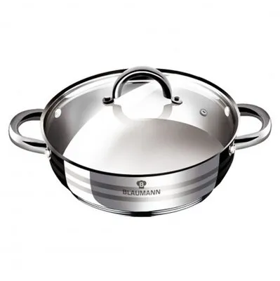 BLAUMANN - Hrniec nerez a sklenená pokrievka 26cm Gourmet 5l