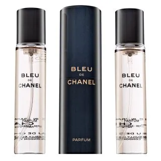 Chanel Bleu de Chanel Parfum - Twist and Spray čistý parfém pre mužov 3 x 20 ml
