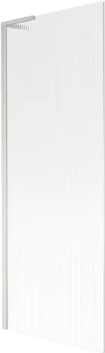 MEXEN/S - Next L vaňová zástena FIX 70 x 150, prúžky, nikel kartáčovaná 895-070-000-03-09-97