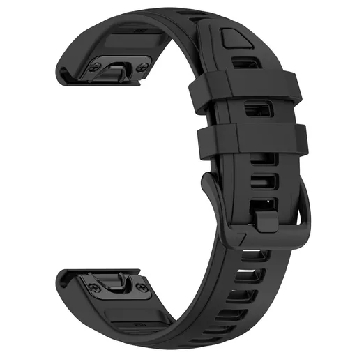 SPORTY QUICK FIT Vymeniteľný silikónový remienok Garmin - šírka 20mm čierny