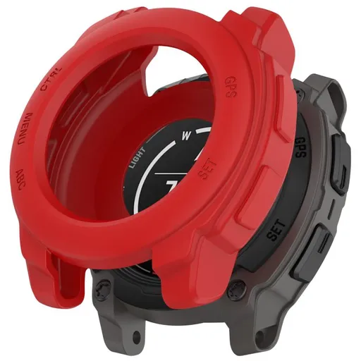 TPU HALF COVER Kryt pre Garmin Instinct E 45mm červený