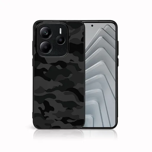 MY ART Ochranný kryt pre Xiaomi Redmi Note 14S BLACK CAMO (234)