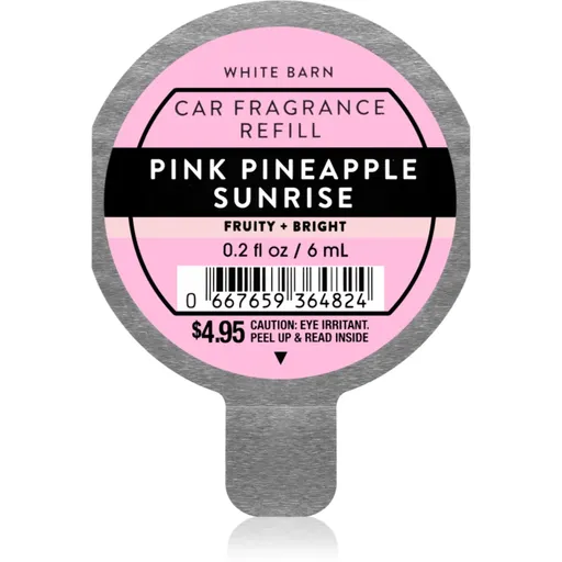 Bath & Body Works Pink Pineapple vôňa do auta náhradná náplň 6 ml
