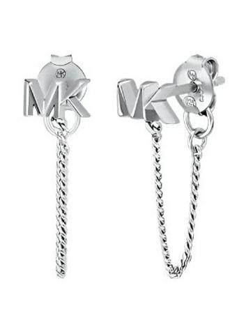 Michael Kors Fashion strieborné visiace náušnice Premium MKC1782040