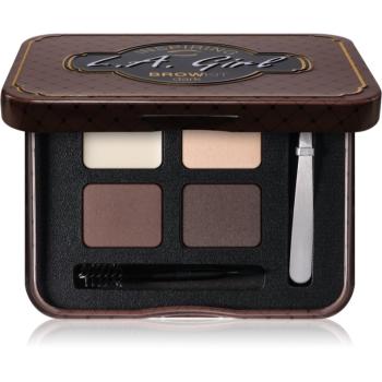L.A. Girl Cosmetics Inspiring Sada na úpravu obočia odtieň Dark and Defined 5.5 g