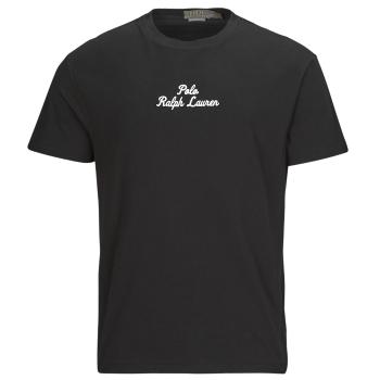 Polo Ralph Lauren  T-SHIRT AJUSTE EN COTON POLO RALPH LAUREN CENTER  Tričká s krátkym rukávom Čierna