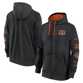 Nike Men's NFL Feece Hoodie Cincinnati Bengals Black/University Orange - 2XL