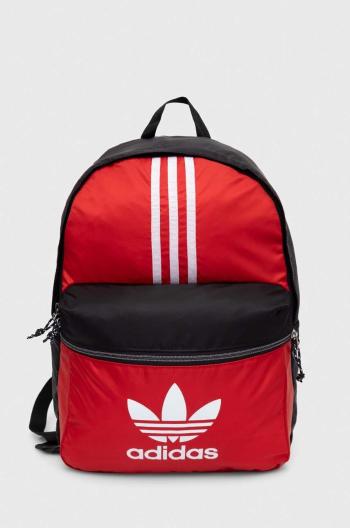 Ruksak adidas Originals červená farba, veľký, vzorovaný, IS4561