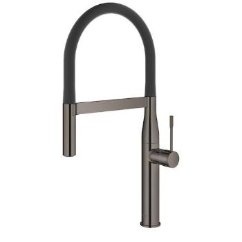 Drezová batéria Grohe Essence so silikónovým ramienkom Hard Graphite 30294A00