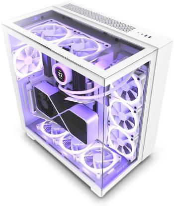 Számítógépház NZXT H9 Elite White