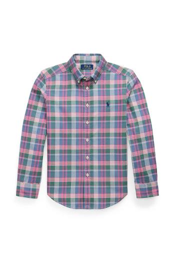 Košeľa Polo Ralph Lauren ružová farba, 323970728001