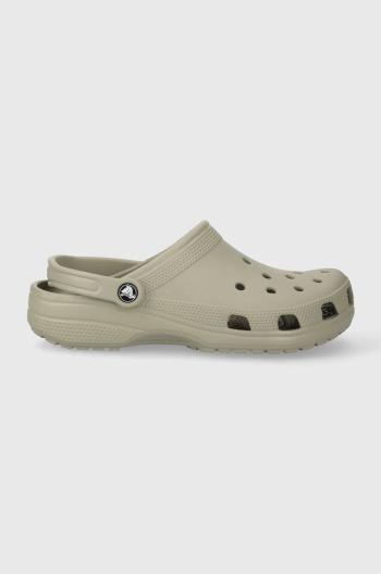 Šľapky Crocs Classic pánske, šedá farba, 10001